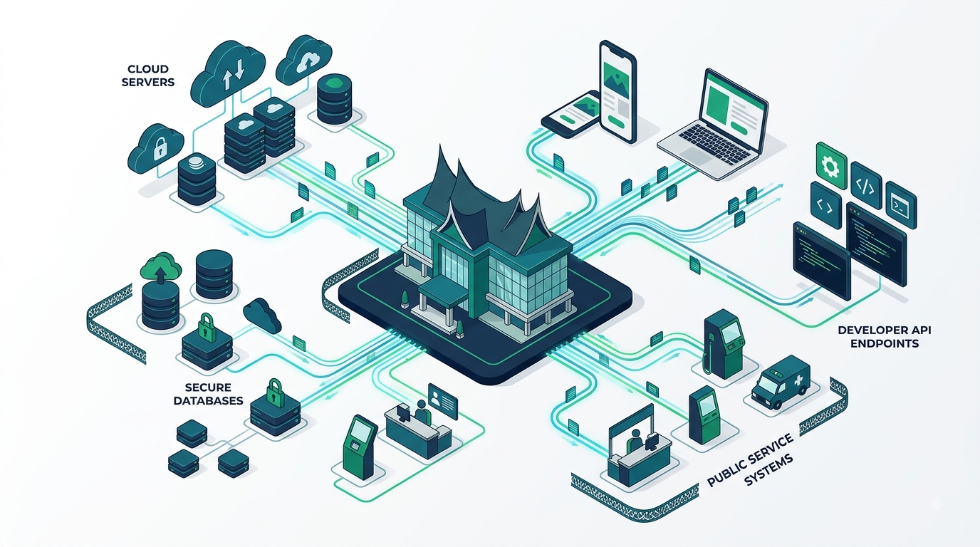 Government API Portal Illustration